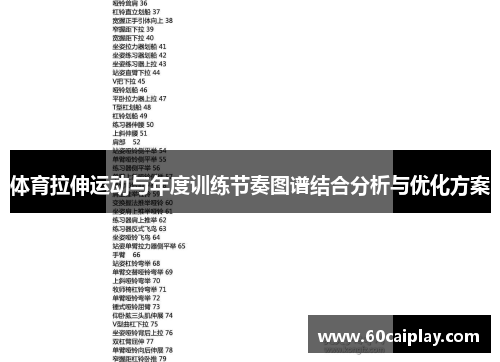体育拉伸运动与年度训练节奏图谱结合分析与优化方案